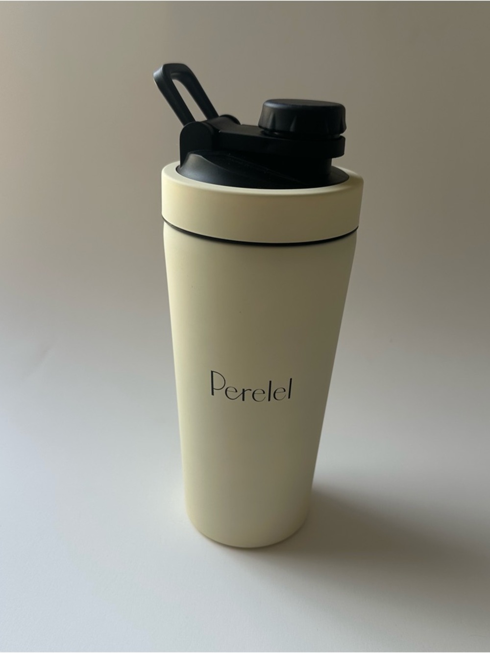 Perelel Cream Insulated Bottle